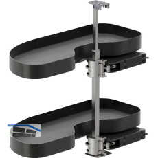 VS Cornerstone Maxx Eckauszug Planero EH 650/KB 800 mm links Lava