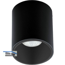 EGLO Deckenleuchte Polasso rund GU10, schwarz