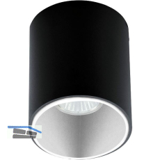 EGLO Deckenleuchte Polasso rund GU10, schwarz/wei�