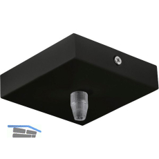 EGLO Deckenbaldachin Tacito eckig schwarz