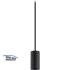 EGLO Fassung Tacito E27 mit Kabel 2600 mm schwarz