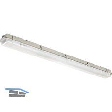 LED`S LIGHT Feuchtraum- Wannenleuchte FRWL1.1 Sensor L: 1265 mm, 2 x14W grau