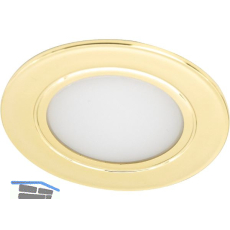 SIRO Einbauleuchte SL-Mono Spot 4000K neutralwei�, vermessingt gl�nzend