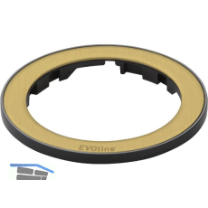 EVOline One Abdeckring schwarz/messingfarbig