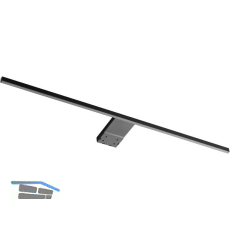 ELEKTRA Spiegelleuchte LD 8104 700mm schwarz 24 V/DC