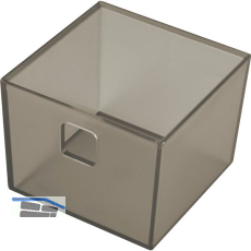 NINKA Organisationsbeh�lter Banio 1-fach Kunststoff Graphit transluzent