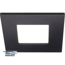 DOMUS LINE Einbauleuchte Quadrum Plus D-MOTION, schwarz matt