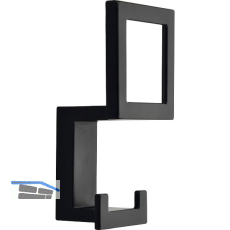 Huthaken Tome Breite 52 mm, H�he 101 mm, ZN schwarz matt