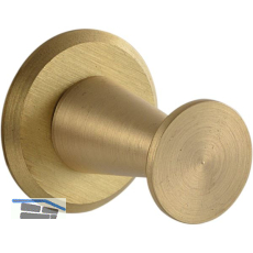 Mantelhaken Medellot Platte � 30, Tiefe 33, Messing matt schutzlackiert