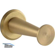 Mantelhaken Medellot Platte � 30, Tiefe 53, Messing matt schutzlackiert