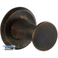 Mantelhaken Medellot Platte � 30, Tiefe 33, Messing antik schutzlackiert