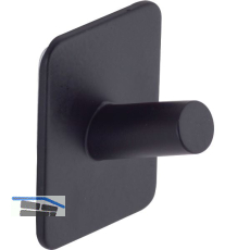 Klebehaken Damon Breite 39 mm, H�he 50 mm, Stahl schwarz matt