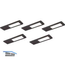 DOMUS LINE Unterbauleuchte Vega D-Motion 5er Set schwarz