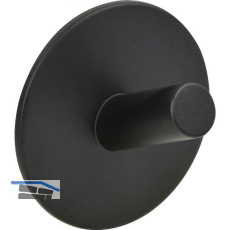 Klebehaken Dares � 52 mm, Stahl schwarz matt