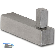 Mantelhaken Tenam H�he 33 mm, Tiefe 65 mm, Edelstahl geb�rstet