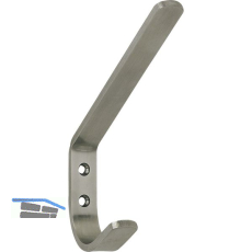 Huthaken Macoba Breite 18 mm, H�he 165 mm, Edelstahl geb�rstet