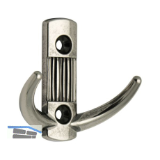 Mantelhaken Argentum Breite 60 mm, H�he 57 mm, ZN altsilber
