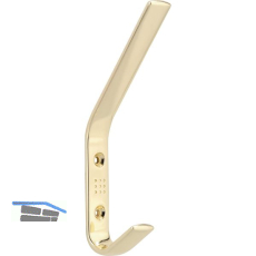 Huthaken Gamma Breite 18 mm, H�he 150 mm, ZN vermessingt poliert