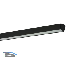 L&S Leuchte Lugano DualColor 450mm, Aluminium schwarz