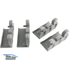 VAUTH-SAGEL Befestigungsclips TAL Gate Grau