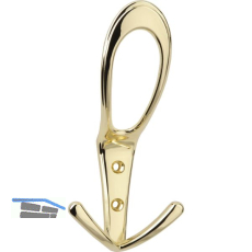 Huthaken Deneb Breite 76 mm, H�he 160 mm, ZN vermessingt poliert