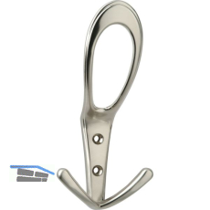 Huthaken Deneb Breite 76 mm, H�he 160 mm, ZN Edelstahl Effekt