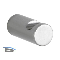 Mantelhaken Labna � 20 mm, Tiefe 45 mm, Edelstahl geb�rstet