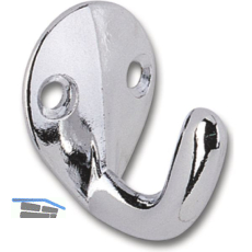 Mantelhaken Epsilon Breite 27 mm, H�he 37 mm, ZN verchromt poliert