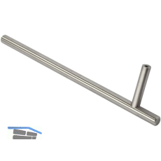 Garderobenstange Mut Breite 251 mm, H�he 60 mm, Edelstahl fein geschliffen