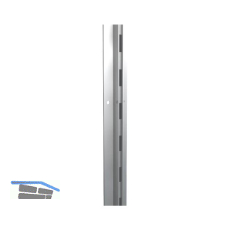 Ladenbausystem Single Profil 1500 mm Aluminium natur eloxiert