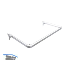 Ladenbausystem Single/Twin Konfektionsrahmen 625 mm chrom