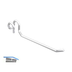 Ladenbausystem Single/Twin Tragb�gel 400 mm chrom