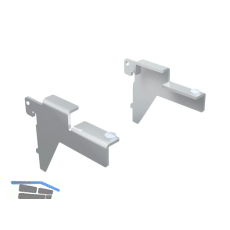 Ladenbausystem Single/Twin Konsole f�r Glas 100 mm grau