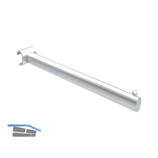 Ladenbausystem Single/Twin Tragarm 300 mm chrom
