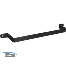 Handtuchhalter Brimo Breite 345 mm, Stahl schwarz matt