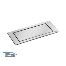 EVOline BackFlip, 2 Stk. Schukosteckdosen, USB-C-Charger, Edelstahl