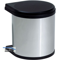 HAILO Einbau-Abfallsammler Mono 12 Liter Edelstahl/Schwarz