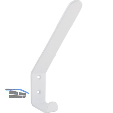 Huthaken Amenti Breite 25 mm, H�he 141 mm, Stahl wei�