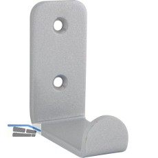 Mantelhaken Amenti Breite 25 mm, H�he 54 mm, Stahl silberfarbig