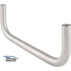 Garderobenh�ngeb�gel Nora U-Form, Lochabstand 180 mm, Breite 192, Edelstahl geb.