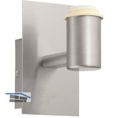 EGLO Wandleuchte Pasteri Pro 1-fach nickel matt Grundk�rper ohne Schirm