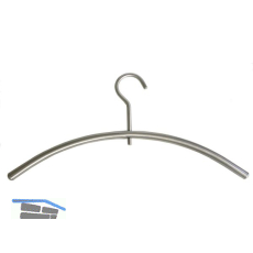 Kleiderb�gel Pachet drehbar, ohne Hosensteg, Edelstahl geb�rstet