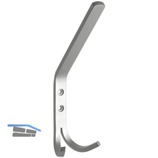 Huthaken Cygni Breite 55 mm, H�he 180 mm, Aluminium natur eloxiert