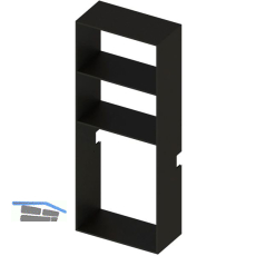 L&S Sign Modul vertikal H: 760 mm B:450 mm schwarz