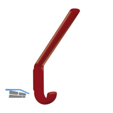 Huthaken HEWI 477.90.070 Breite 22 mm, H�he 163 mm, Polyamid rubinrot gl�nzend