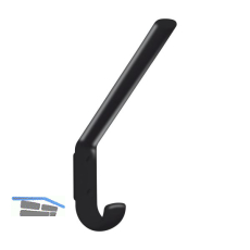 Huthaken HEWI 477.90.070 Breite 22 mm, H�he 163 mm,Polyamid tiefschwarz gl�nzend