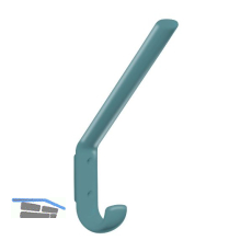 Huthaken HEWI 477.90.070 Breite 22 mm, H�he 163 mm, Polyamid aquablau gl�nzend