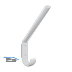 Huthaken HEWI 477.90.070, Breite 22 mm, H�he 163 mm, Polyamid lichtgrau gl�nzend