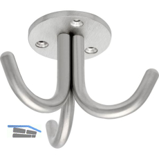 Dreifach-Haken Canis starr, H�he 59 mm, Edelstahl geb�rstet