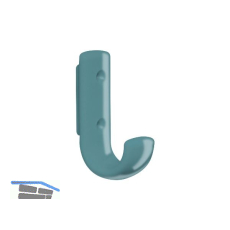 Mantelhaken HEWI 477.90.060 H�he 72 mm, Polyamid aquablau gl�nzend
